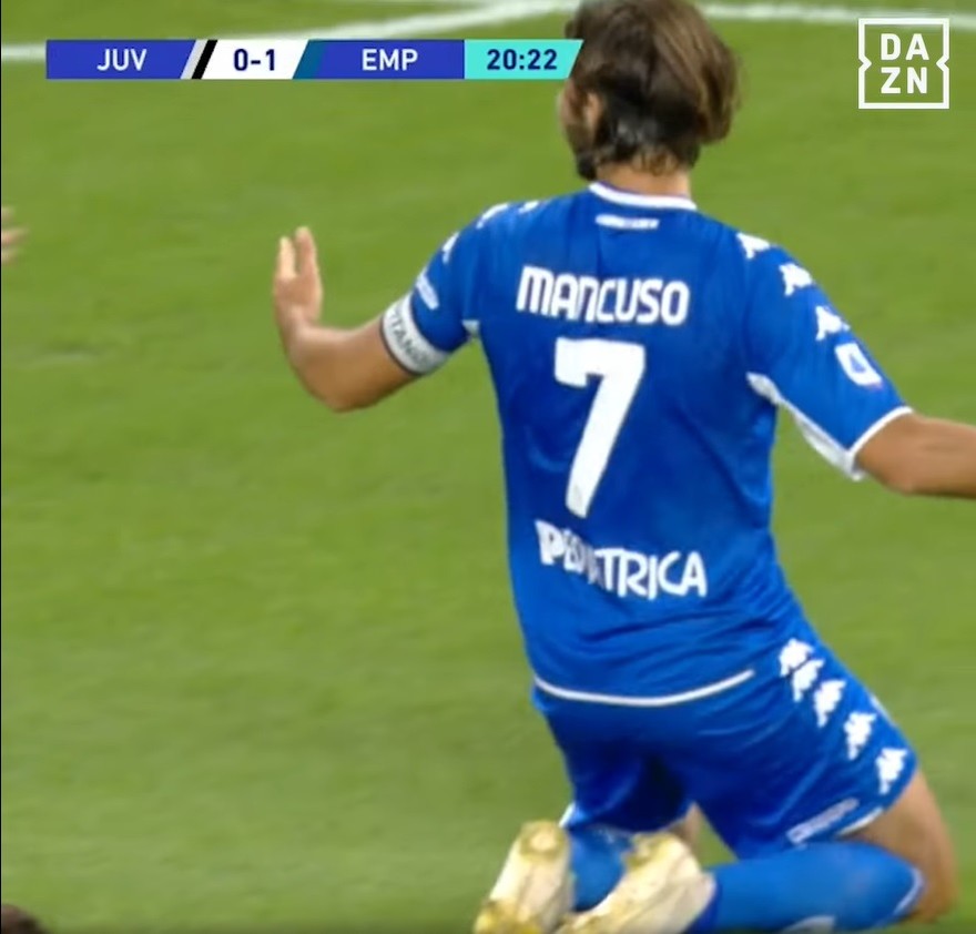 Mancuso gol con la Juve