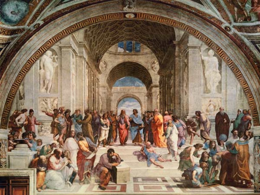La Scuola di Atene di Raffaello