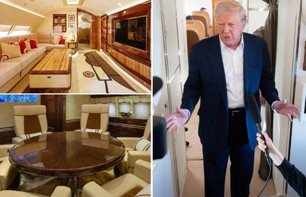 USA, l'aereo regalato dal Qatar a Trump &egrave; gi&agrave; in Texas