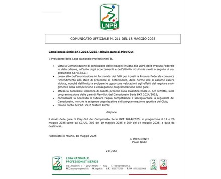 Serie B, Brescia verso la squalifica, Frosinone salvo a tavolino